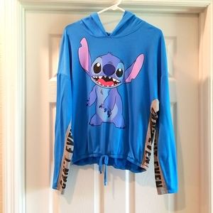 Disney Stitch long sleeve hoodie shirt